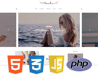 Rache Premium HTML & WordPress Blog Theme